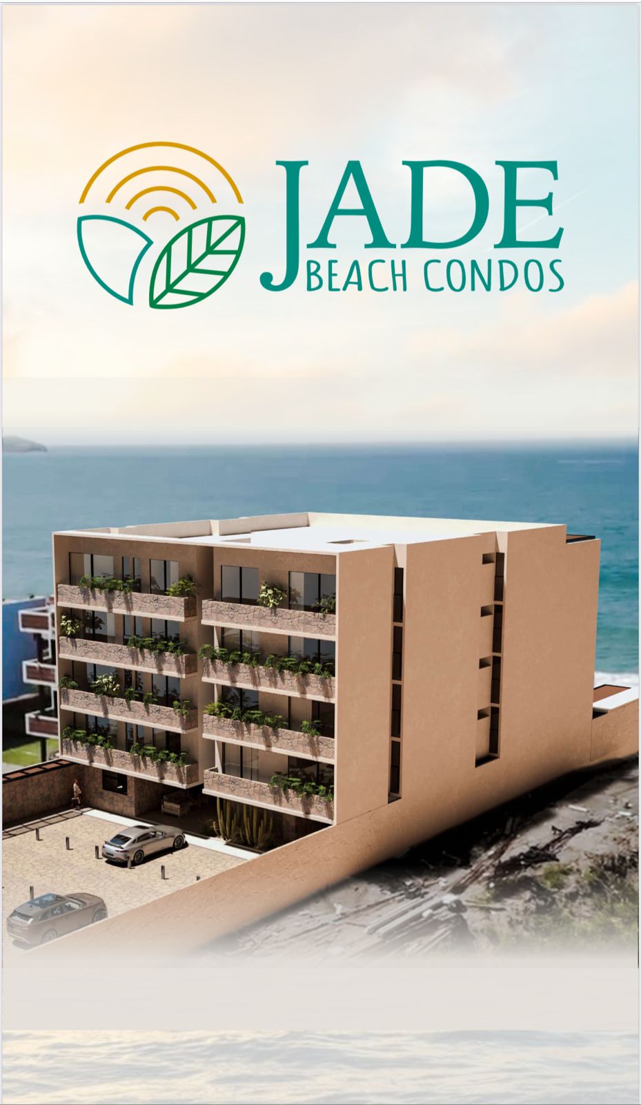 Departamentos en preventa en “Jade Beach Condos” en Mazatlán, Sinaloa.